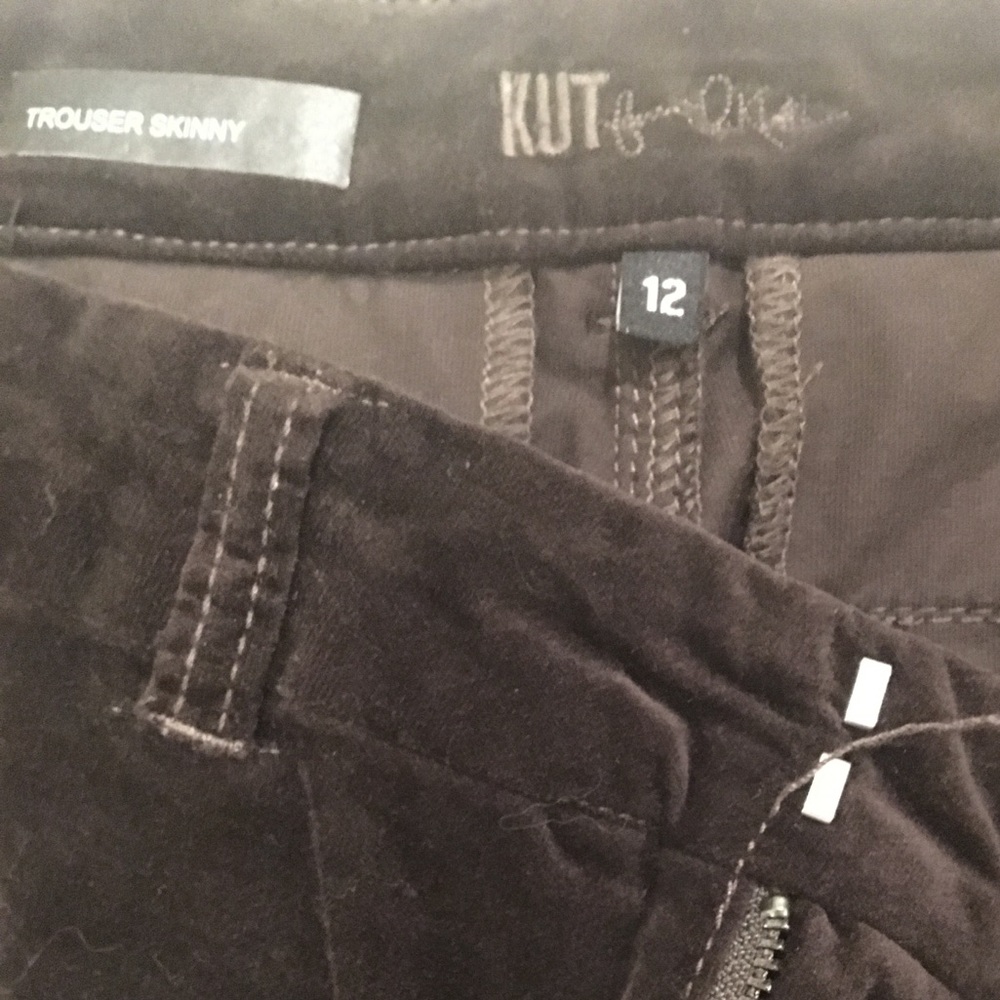 Black Velvet Skinny Trousers